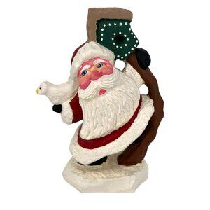 House Of Hatten Santa Figurine Paul F. Bolinger Dove Birdhouse 6" Holiday